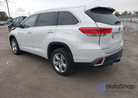 2017 Toyota Highlander Hybrid Limited из США, поврежденный, VIN 5TDDGRFH6HS025492